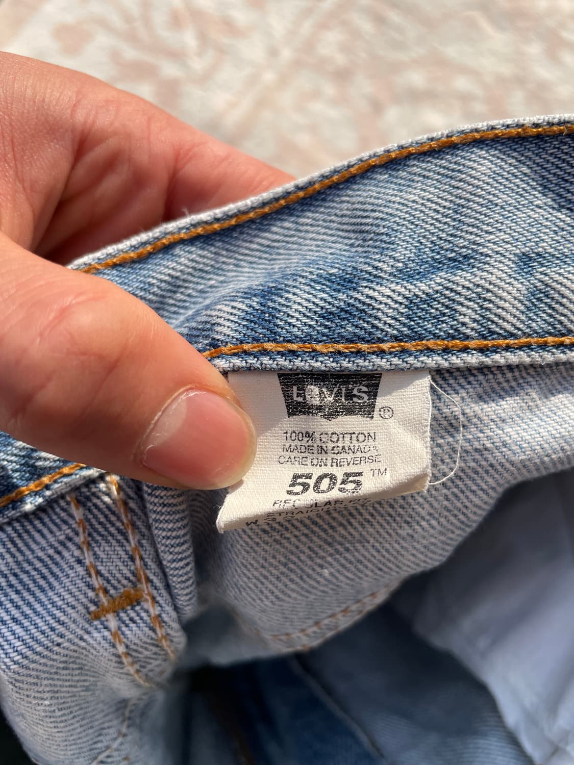 Levis 505 Straight  Jeans made in canada 상품이미지10