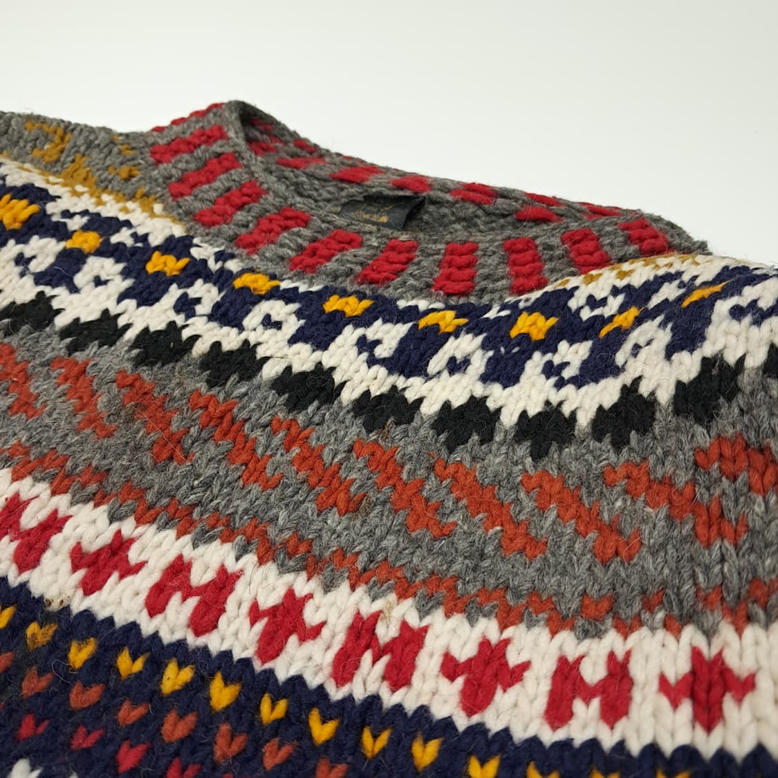 CL125 L 에콰도르판 90s 퓨어울 오타발로 핸드메이드 지오메트릭  상품이미지3