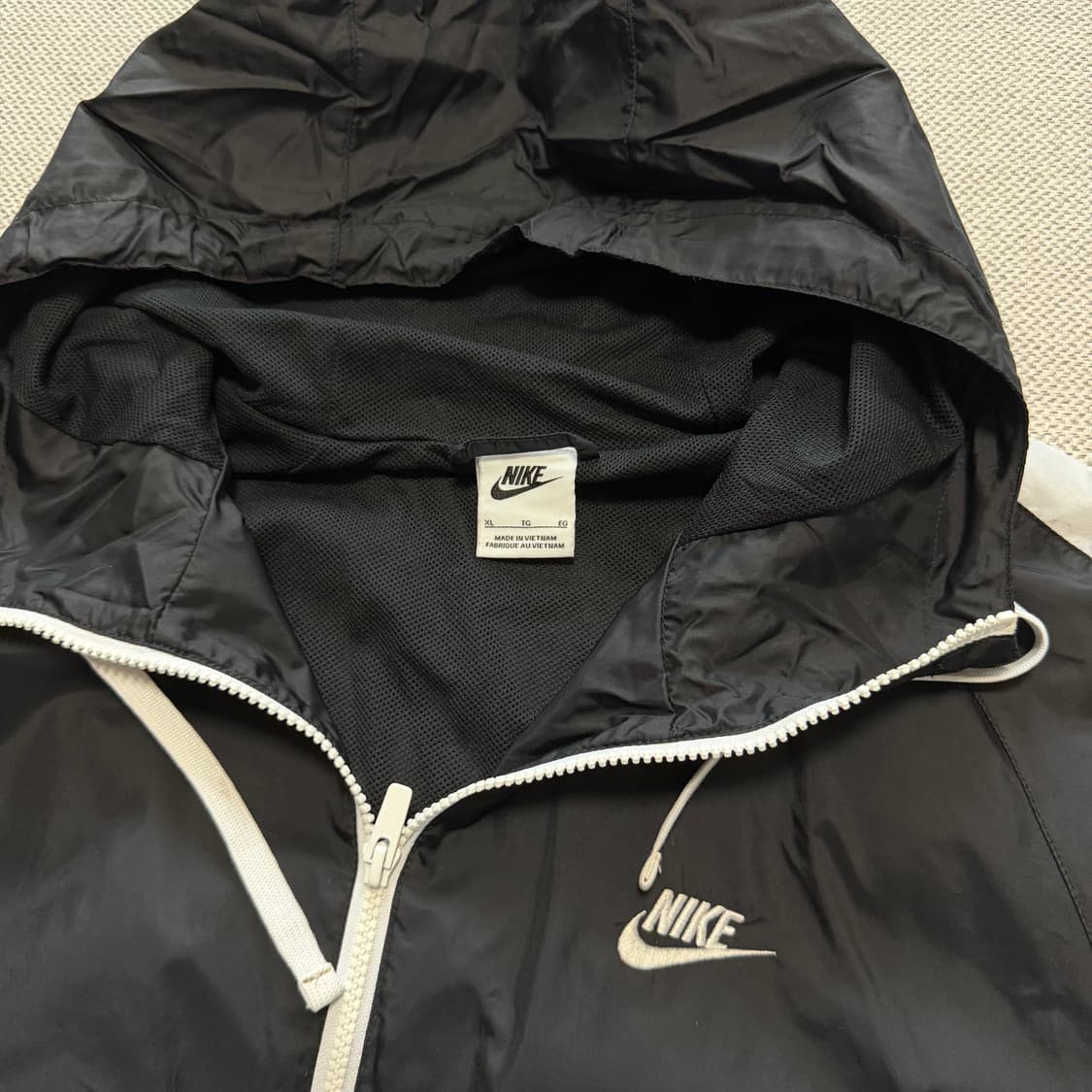 나이키 배색 바람막이 후드 자켓 상품이미지2