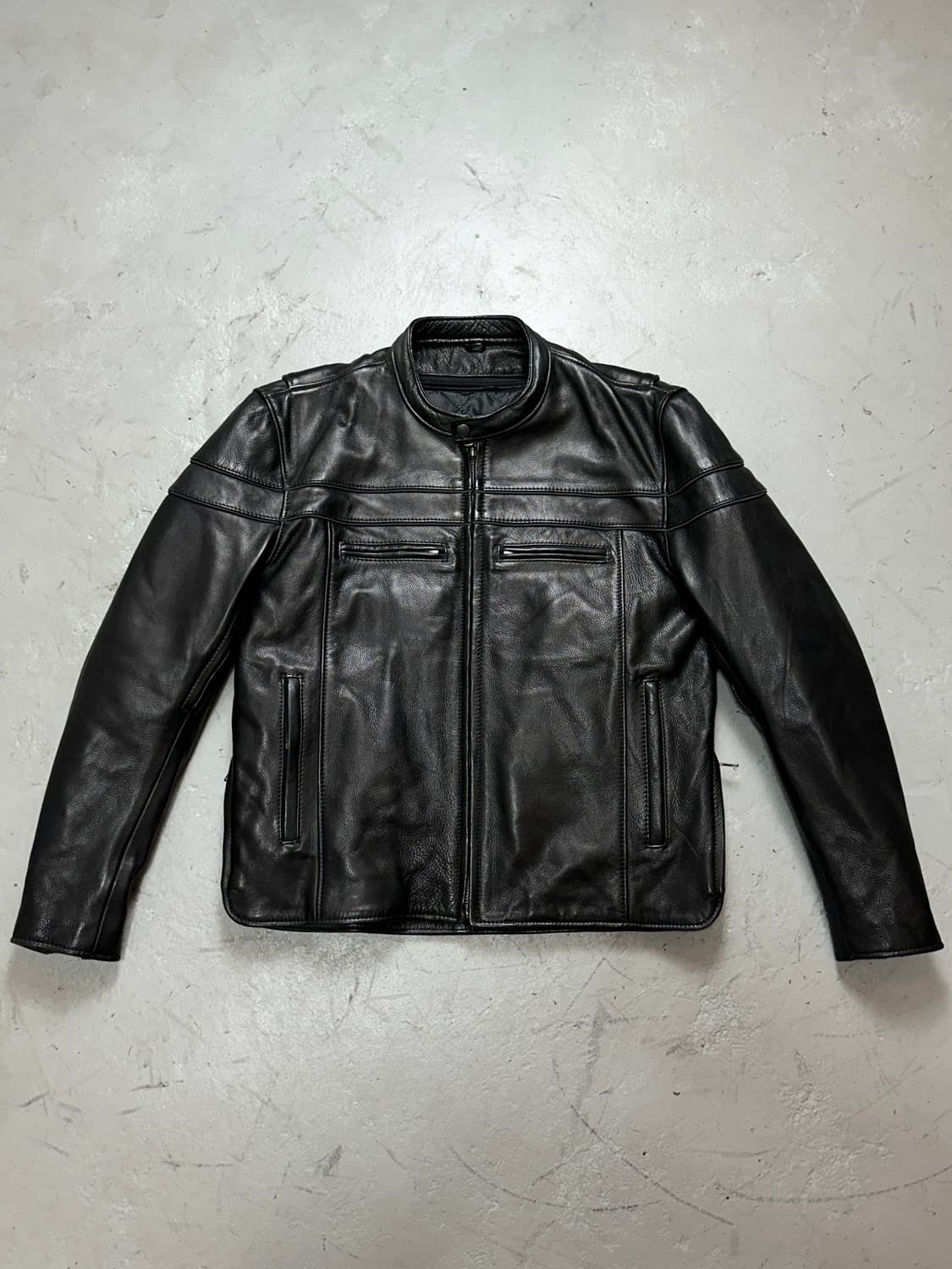 90's 빈티지 레더 모터사이클 자켓 빈티지 라이더 자켓 상품이미지1