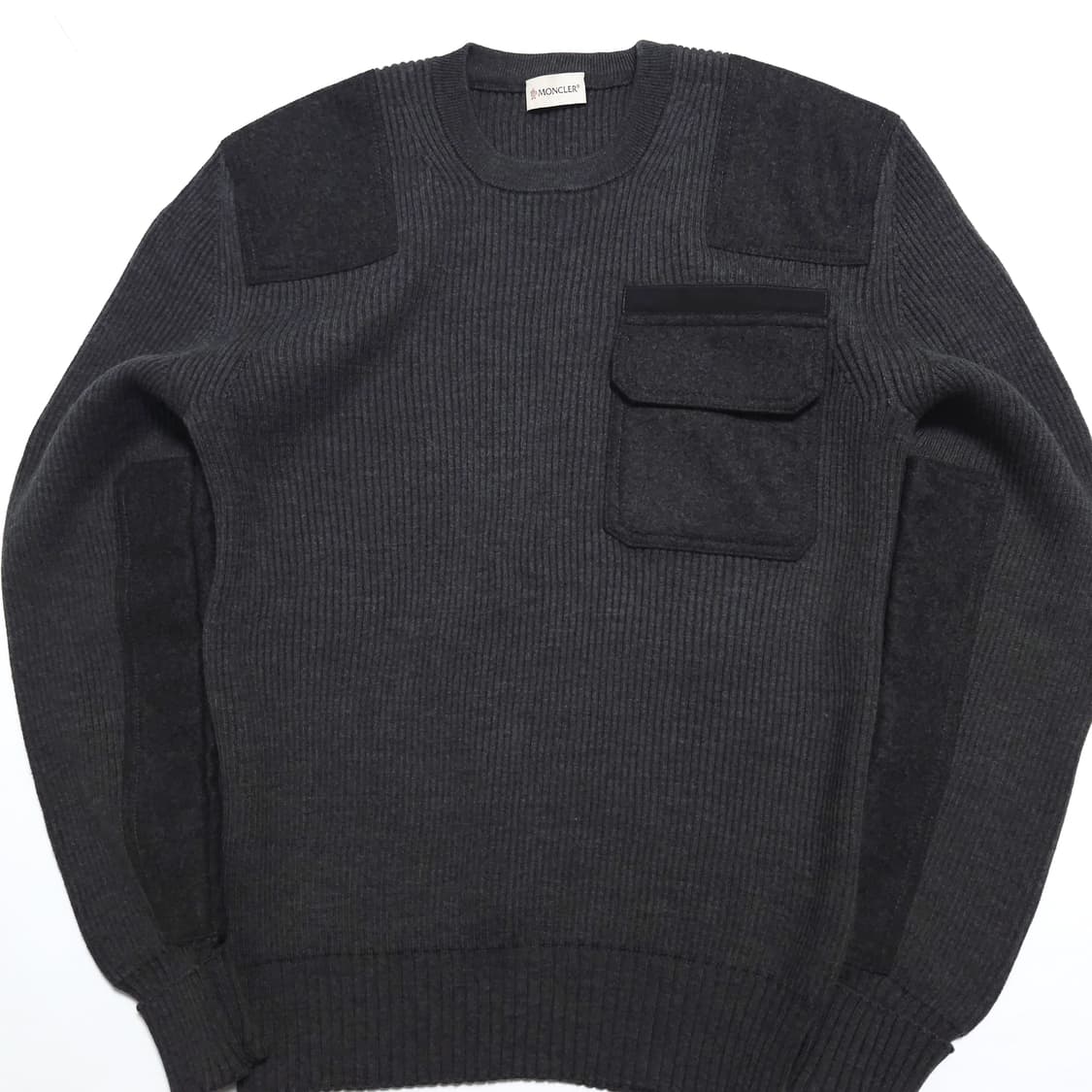 몽클레어 마글리오네 트리코 지로콜로 견장 니트 스웨터 상품이미지3
