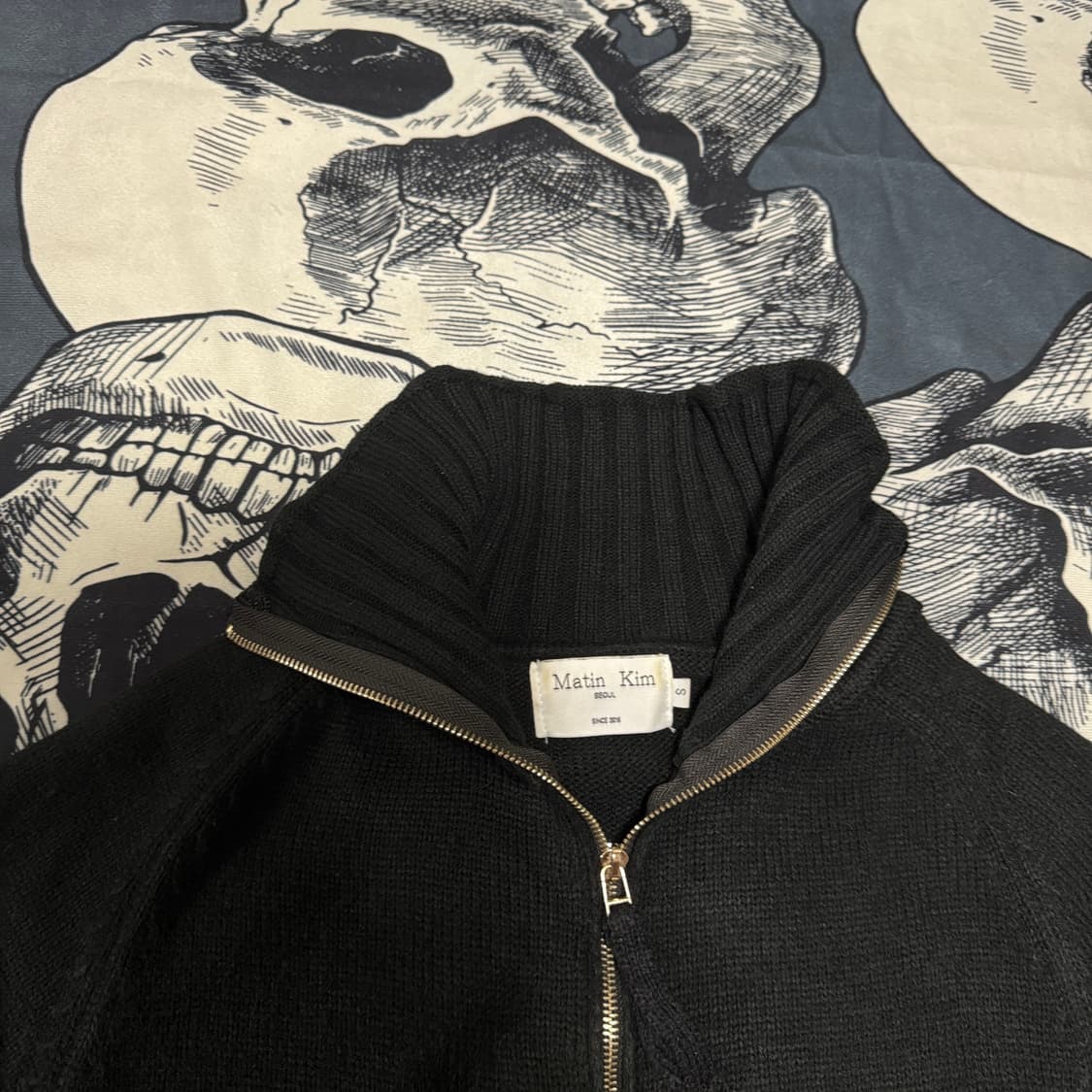 마땡킴 크롭니트집업 S사이즈 상품이미지3