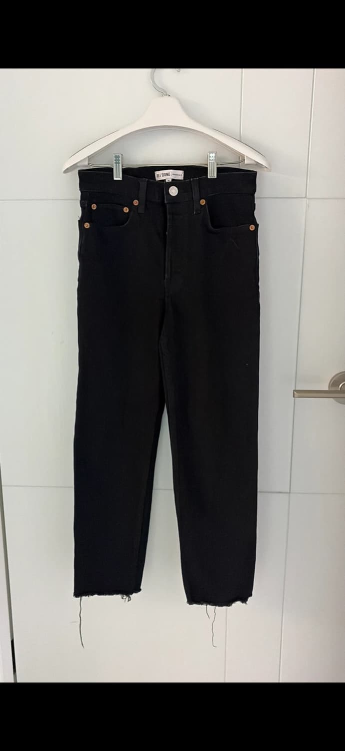 RE/DONE 블랙 스토브파이브 데님 27사이즈(26) 정품 상품이미지1