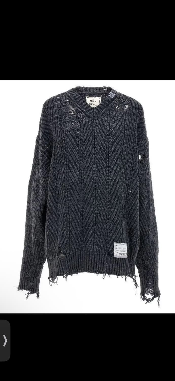 미하라 야스히로 데미지 블리치 니트탑 48 상품이미지1