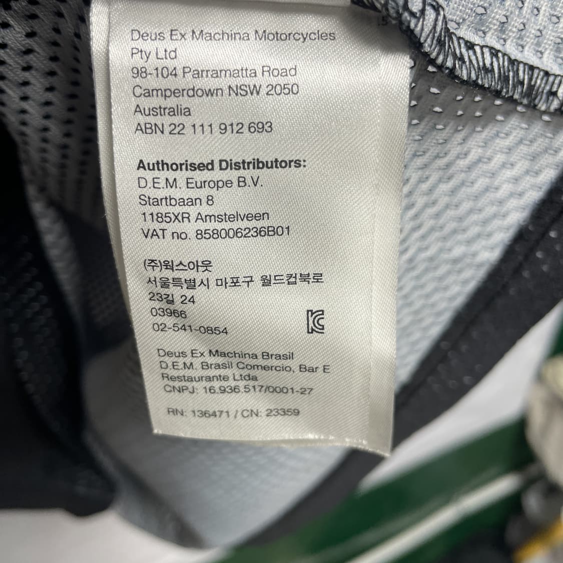 데우스엑스마키나 모토져지 BEAT MOTO JERSEY 상품이미지6