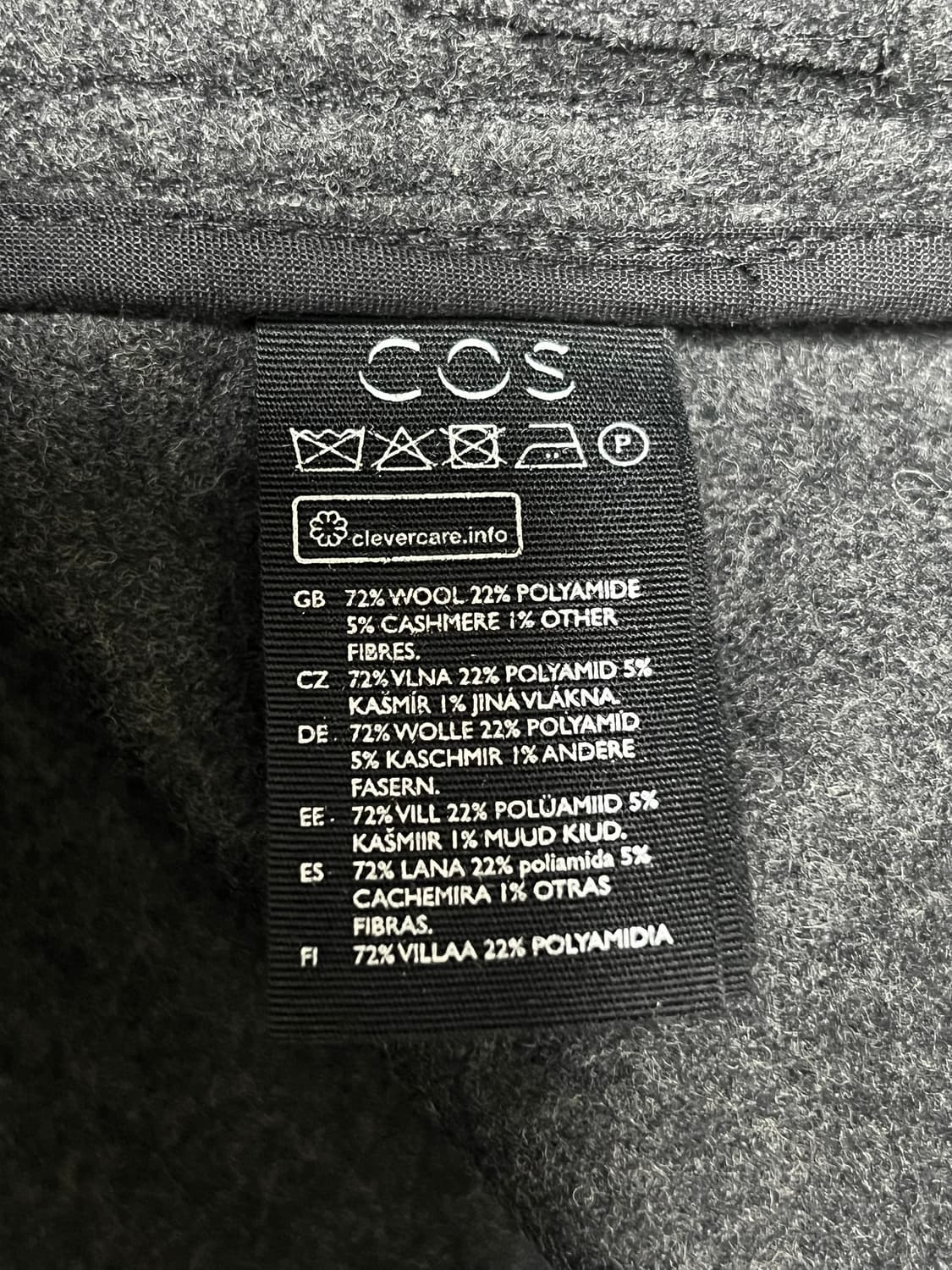 COS 울 숏자켓 상품이미지4