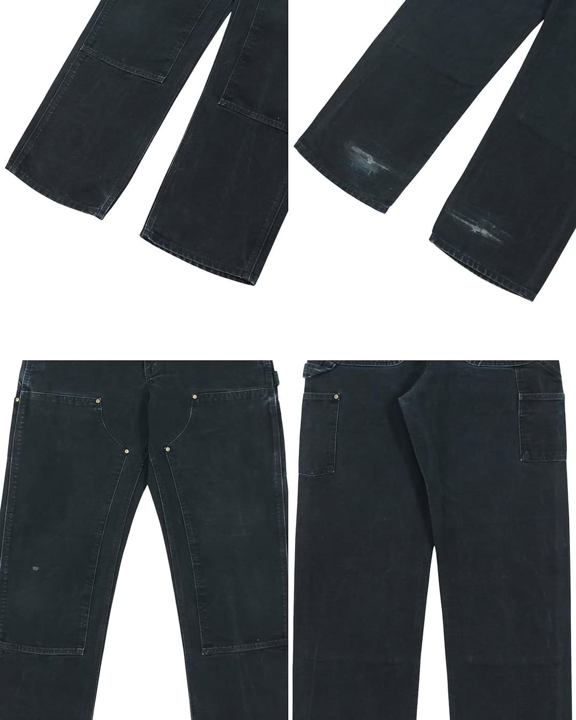 2008 칼하트 B01 BLK 블랙 더블니 카펜터 팬츠 빈티지 상품이미지8