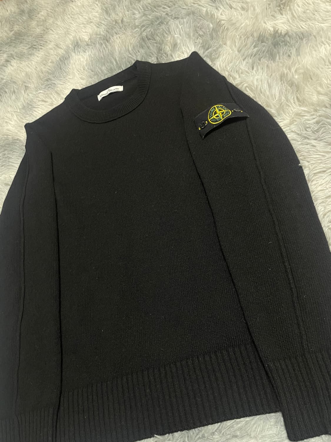 [L size] 스톤아일랜드 니트 블랙 상품이미지2