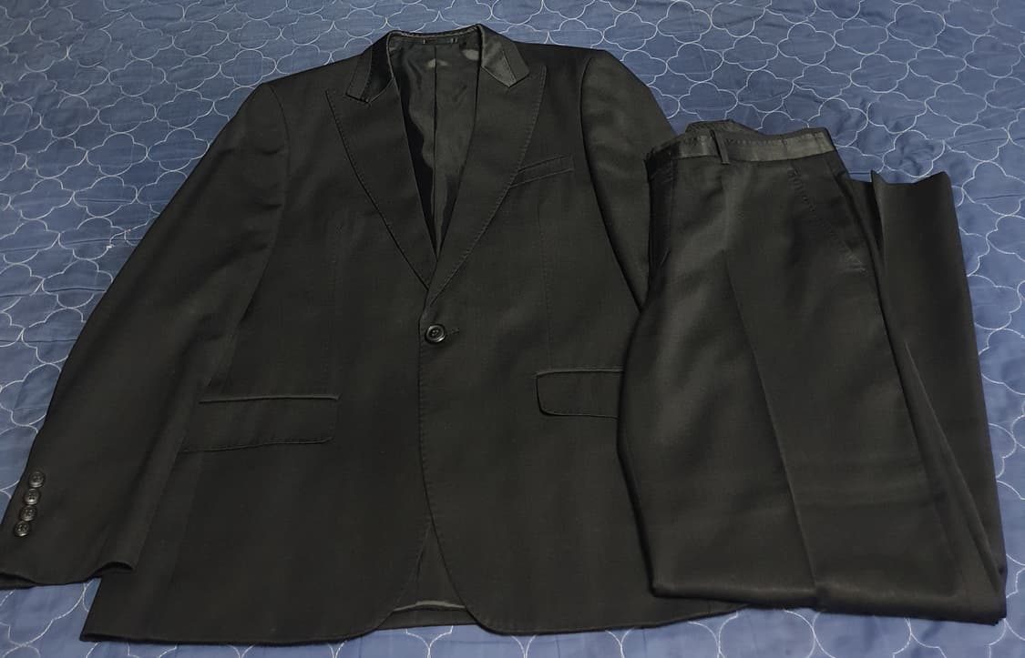 STCO by 코디갤러리 피크트라펠 클래식 원버튼 수트셋업 블랙 상품이미지1