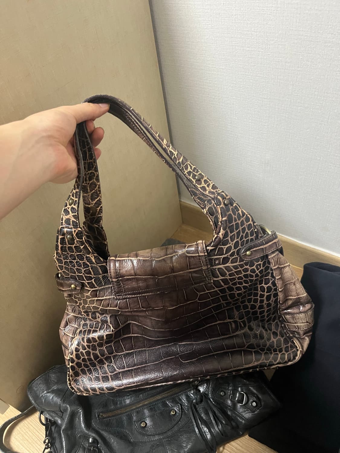 한섬 타임 소가죽 레더백 상품이미지2