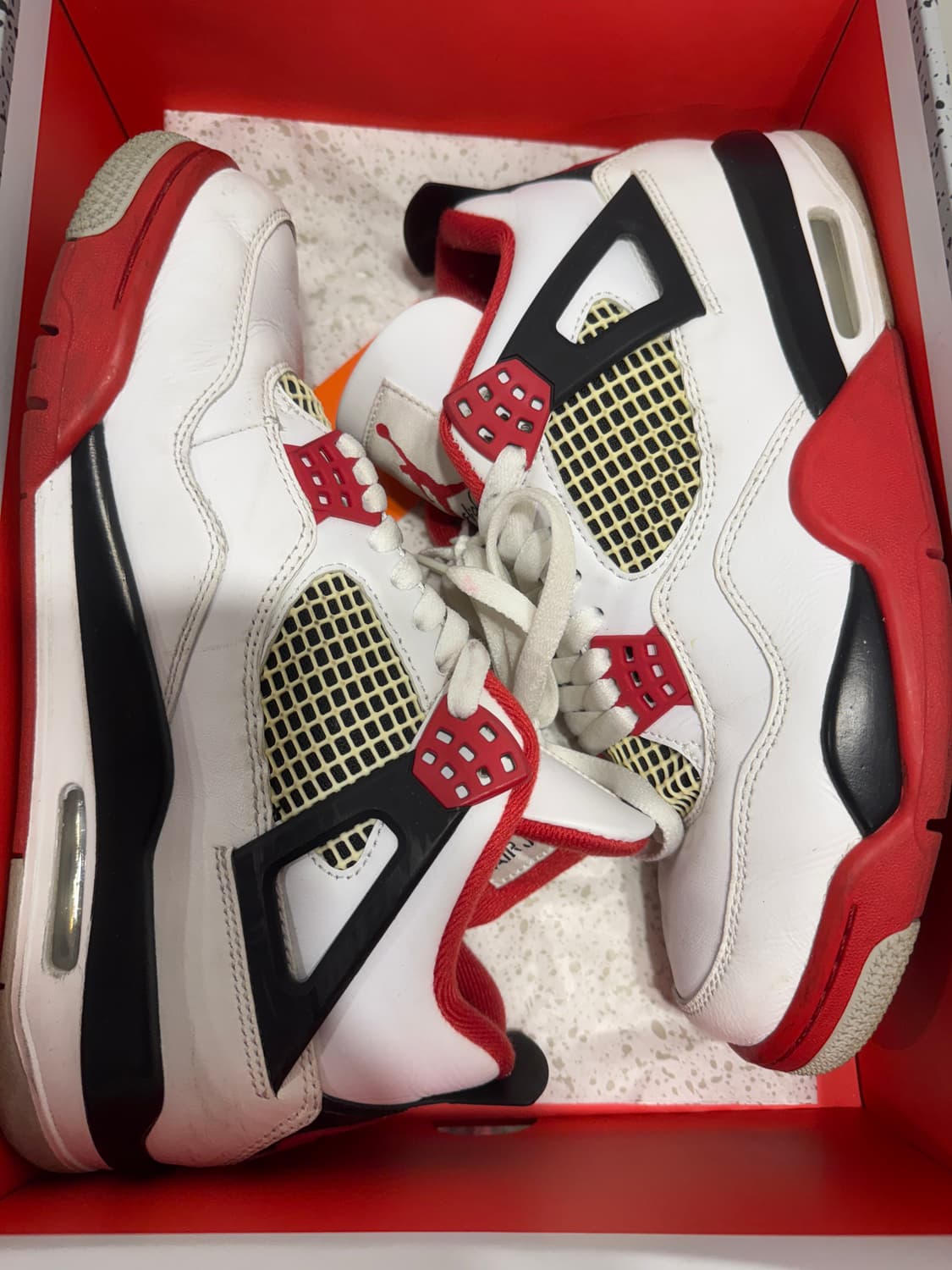 265 나이키 조던4 파레 파이어레드 상품이미지1