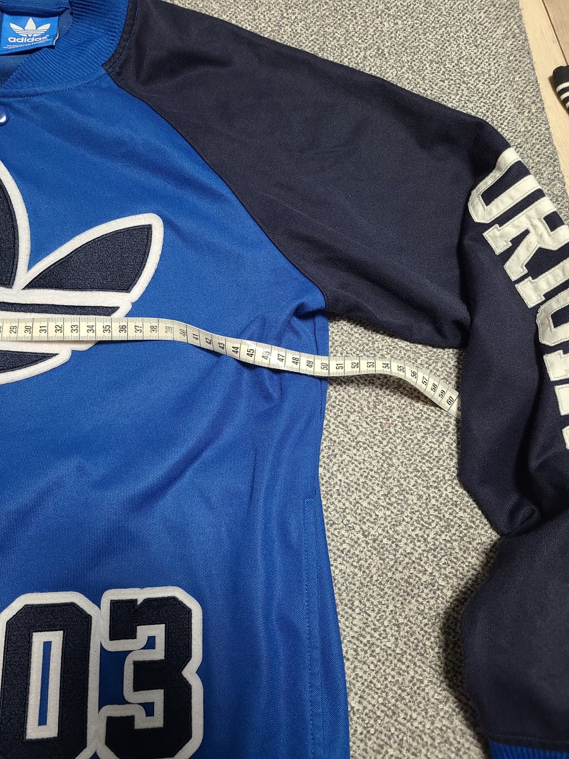 아디다스 오리지널스 로고 트랙탑 저지 바사티 야구점퍼 상품이미지6