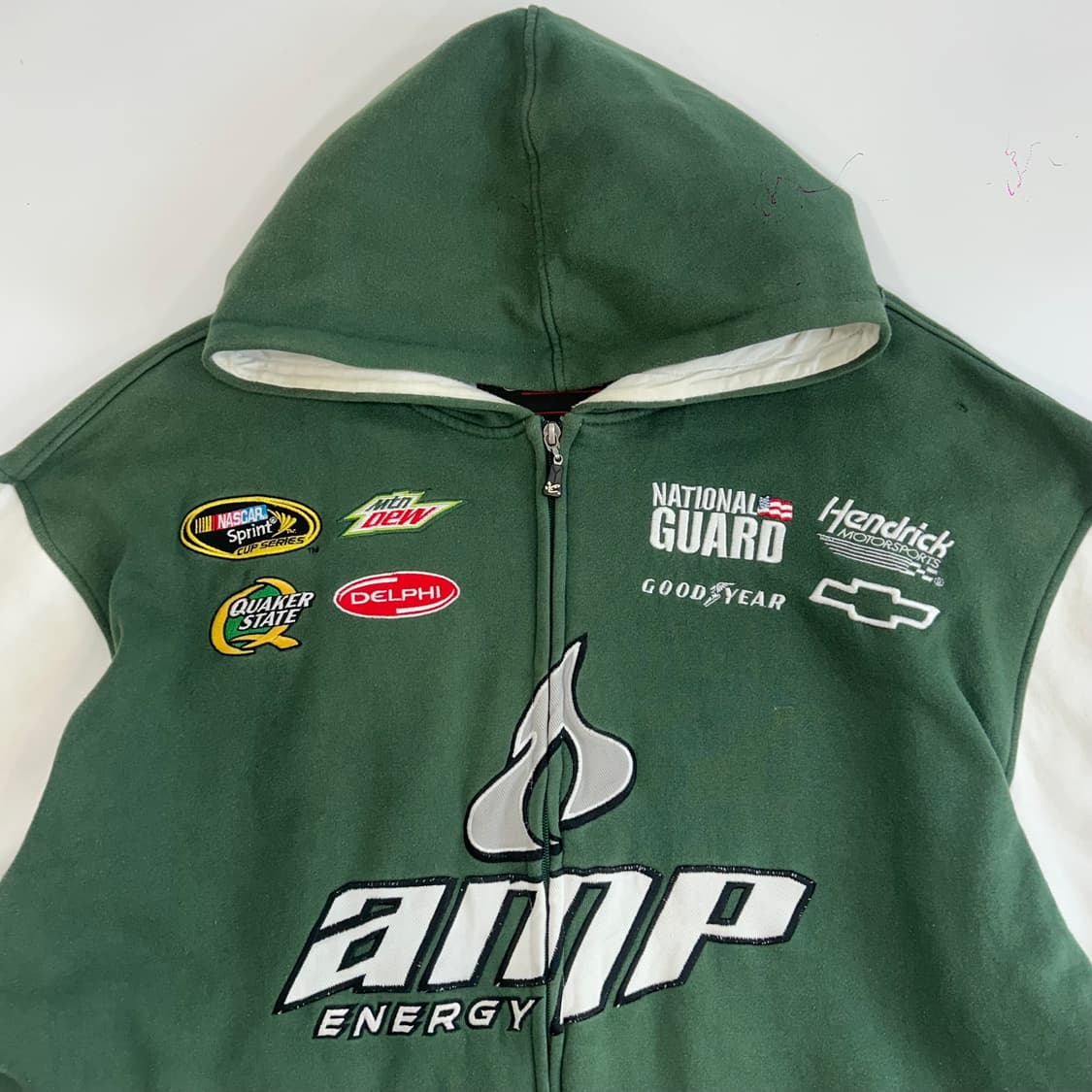 NASCAR 나스카 90‘s딥그린 레이싱 후드집업 상품이미지4