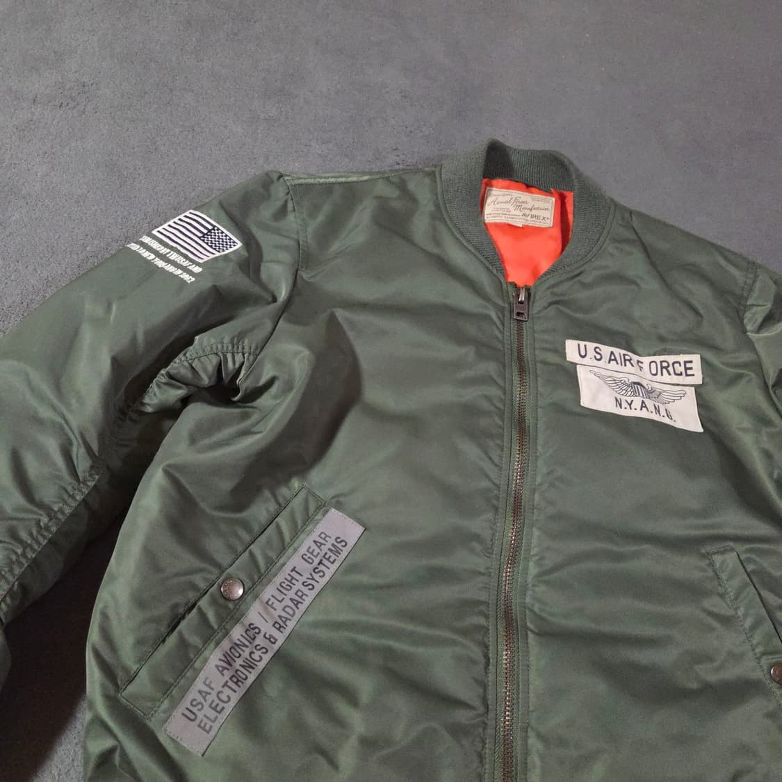 아비렉스 us에어포스 ma1 봄버 자켓 L 상품이미지4