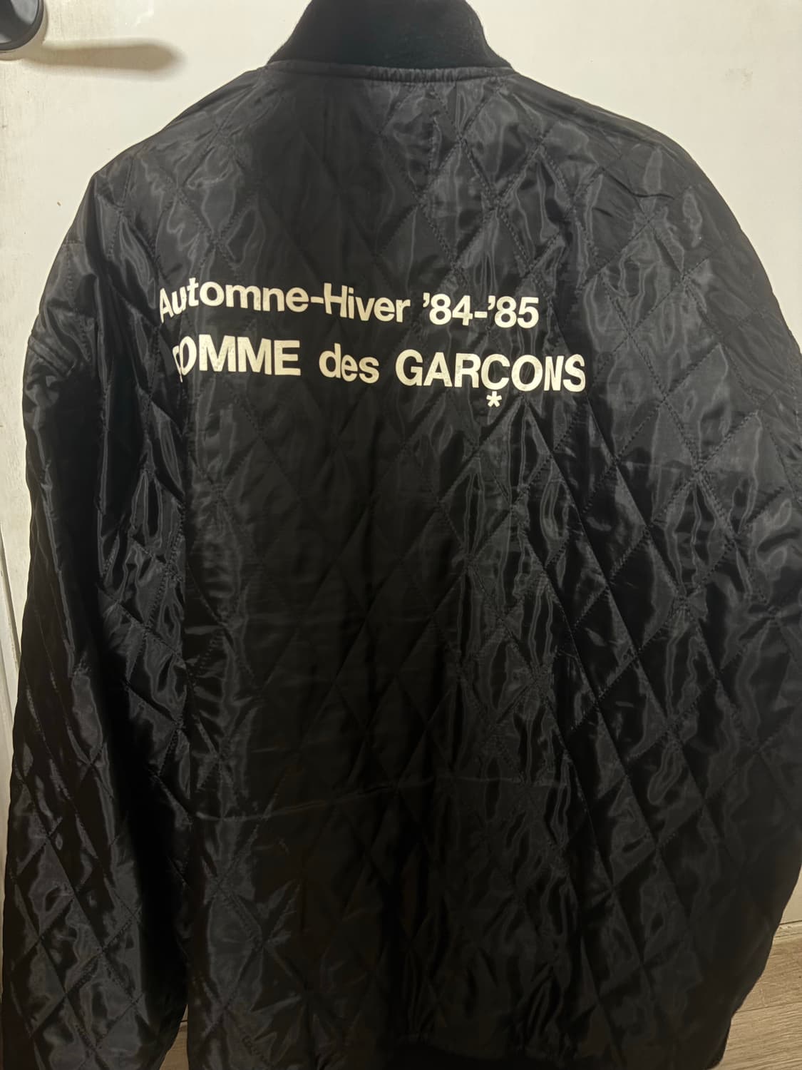 꼼데가르송 스태프 퀄팅 블루종 자켓 상품이미지2