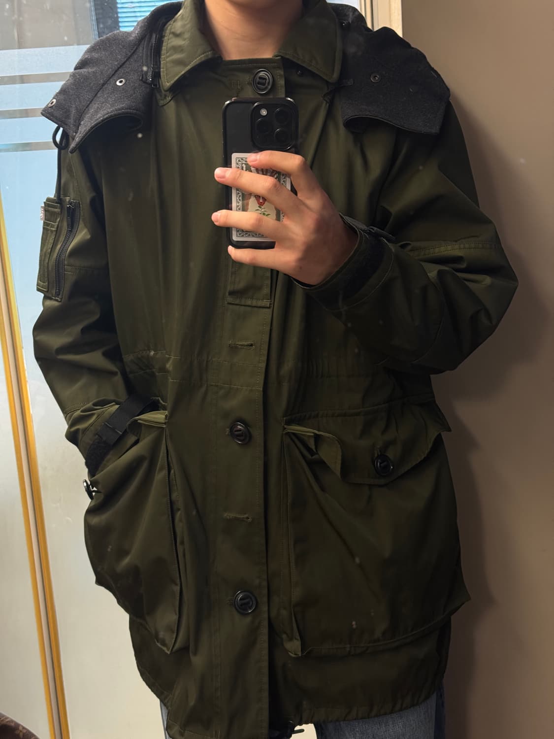 비헤비어 밀리터리 파카 상품이미지2