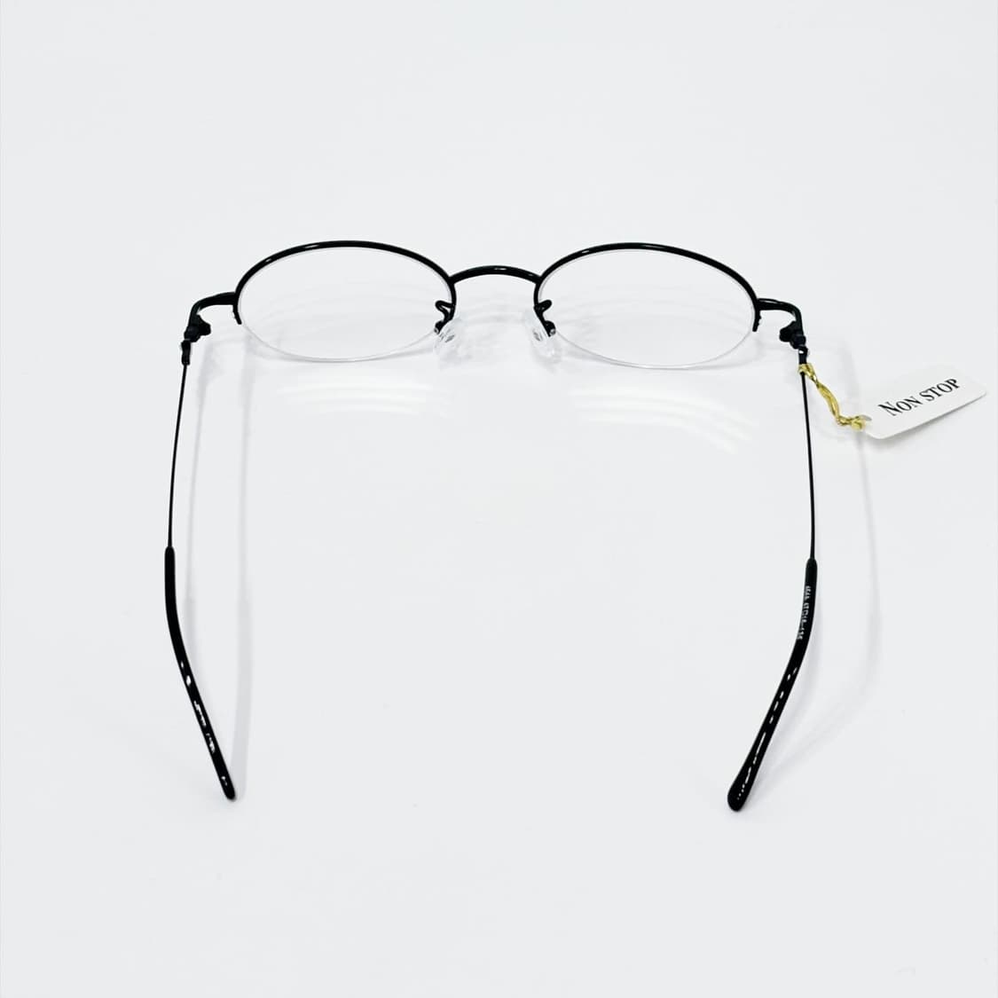 Nonstop 블랙 큐빅 반무테 데드스탁 빈티지안경 상품이미지5