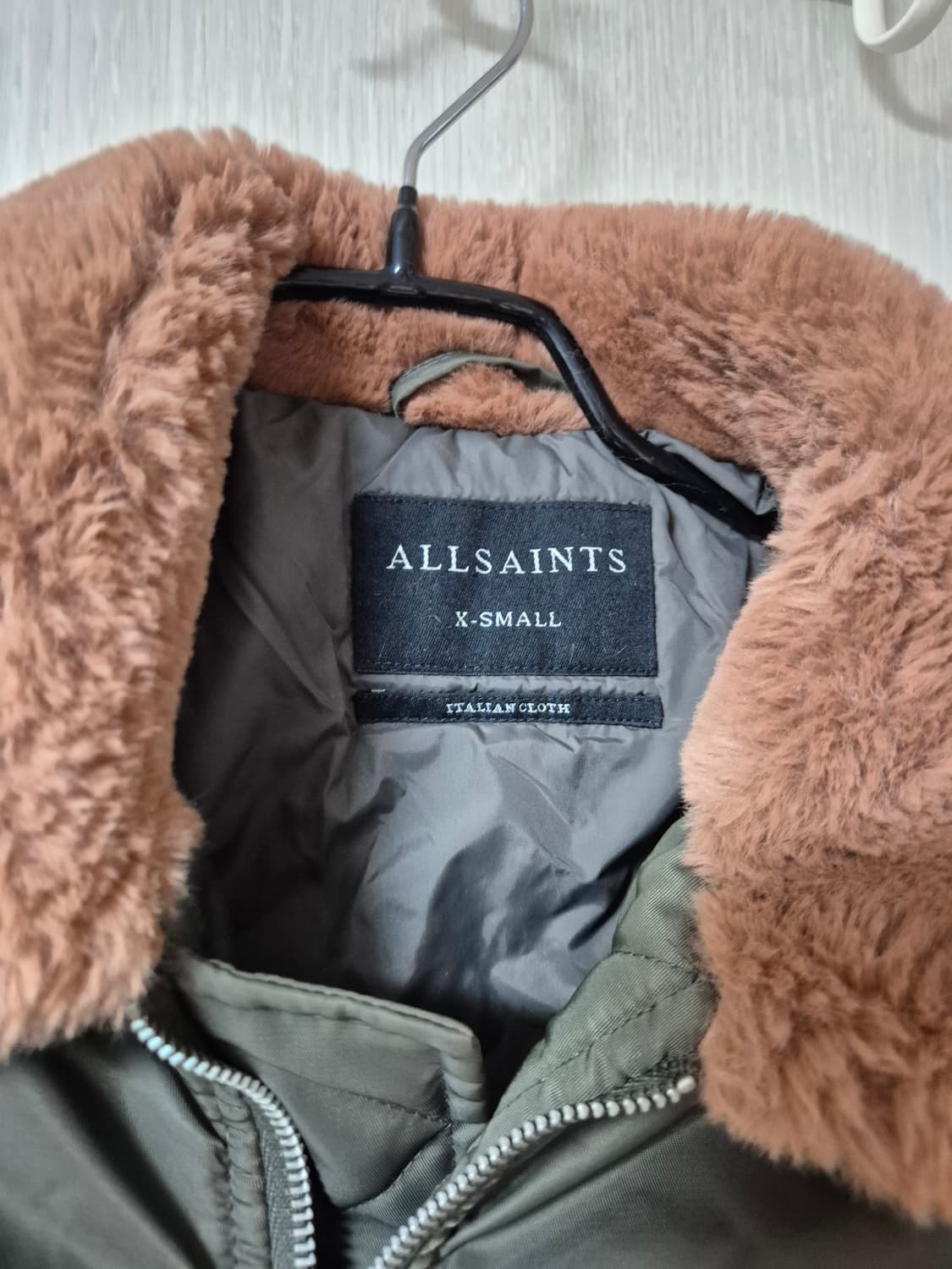 올세인츠 루카 봄버 항공자켓 카라퍼 XS 여성 상품이미지3