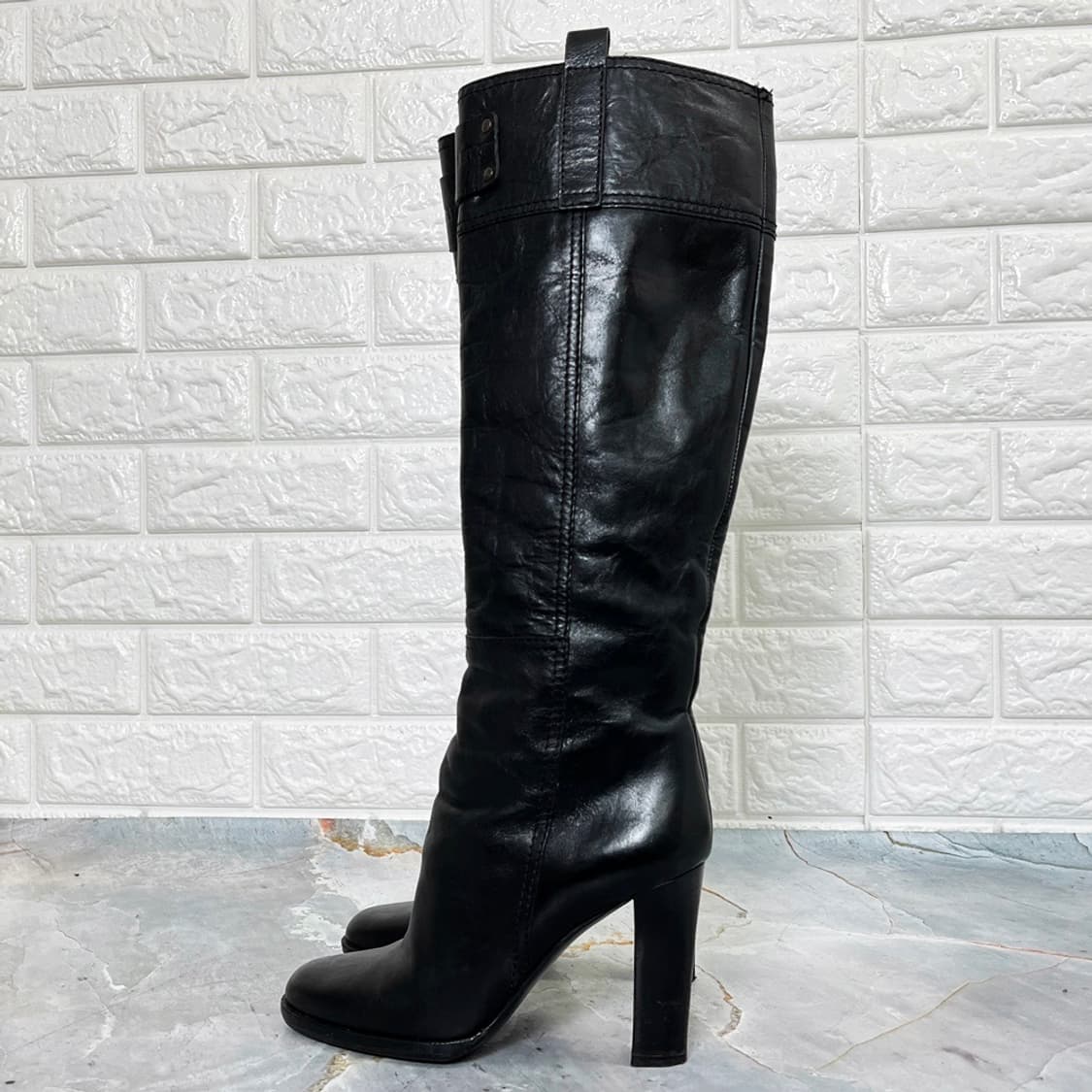 Burberry Leather Long Boots Black / 36 상품이미지2