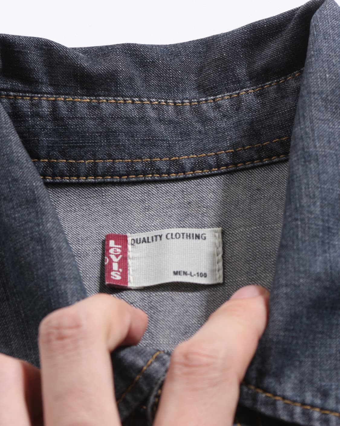 Levis denim western shirt 상품이미지4