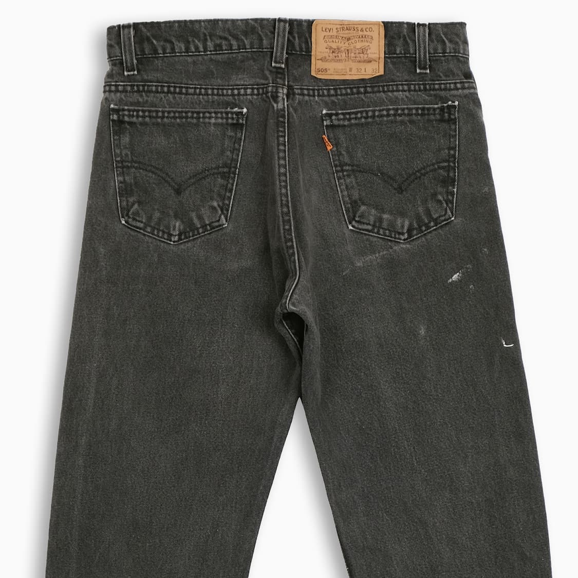 리바이스 505 오렌지탭 흑청 블랙진 90s USA OR5053280 상품이미지6