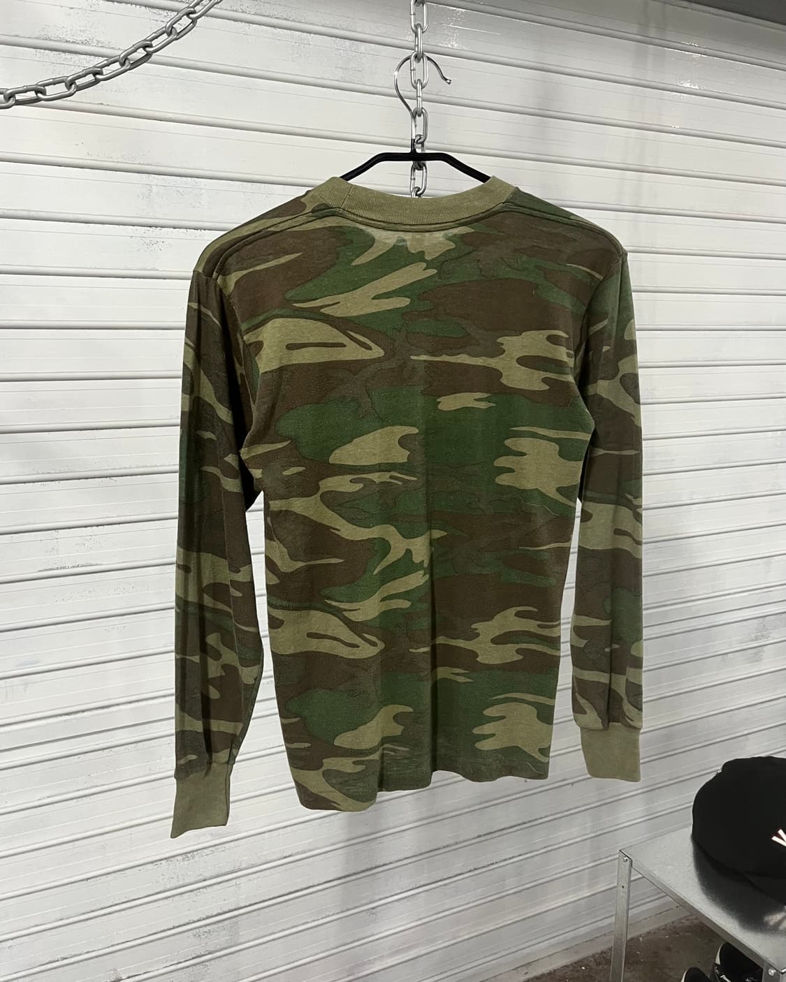 90s Woodland camo long slv (USA made) 상품이미지4