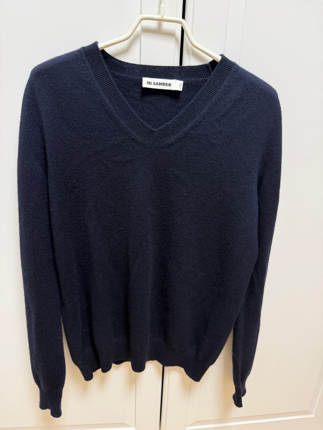 질샌더 네이비 캐시미어 니트 남성 s (여성m) 상품이미지1
