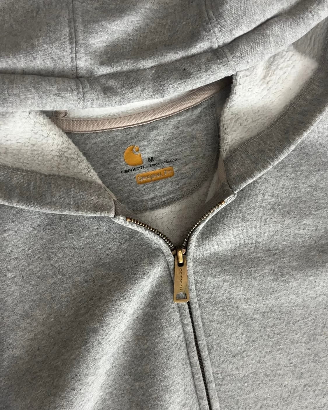 칼하트 그레이 후드집업 M 상품이미지2
