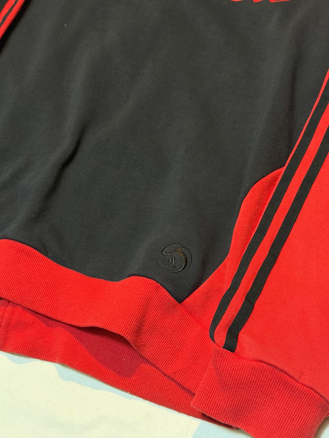 국내유일 아디다스 08-09 AC밀란 트랙탑 져지 레드 블랙 상품이미지5