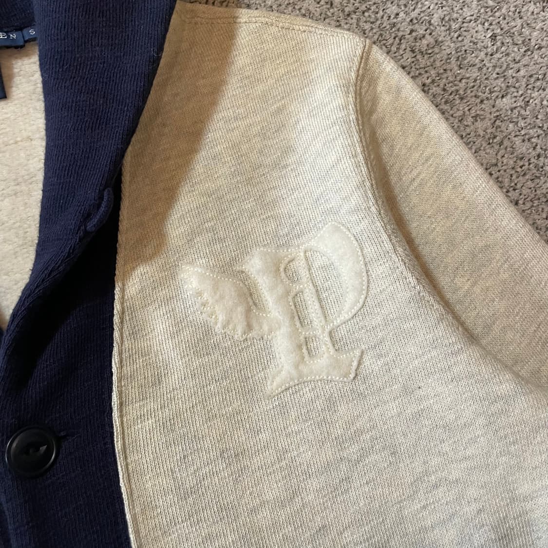 랄프로렌 숄카라 코튼 가디건 상품이미지2