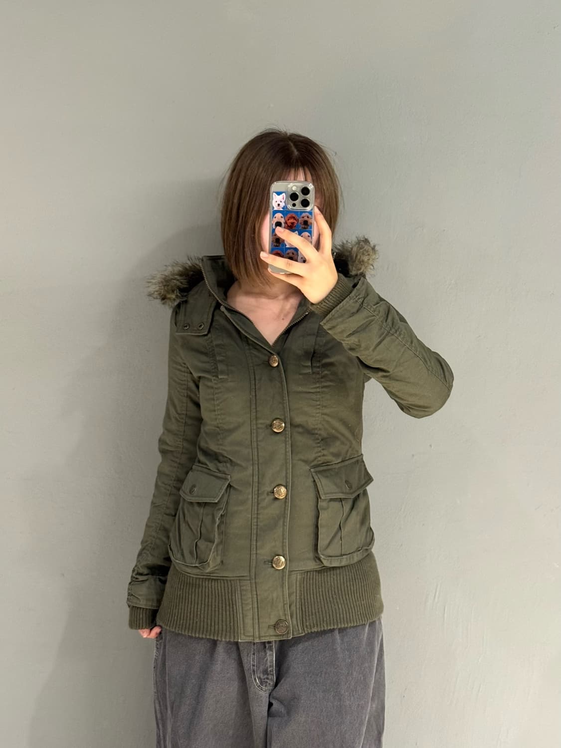 shirring detail pocket detail jumper 상품이미지2