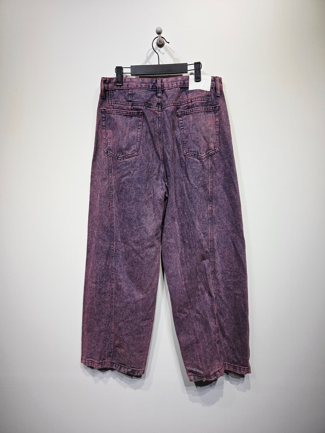 디앤에스알(DNSR) 커브드 와이드 데님 퍼플_L 상품이미지6