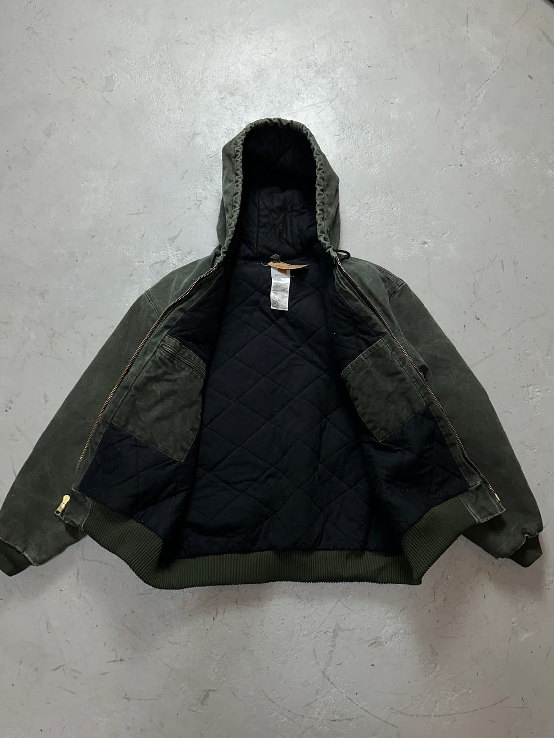 00's OG 칼하트 J130 액티브 자켓 칼하트 MOS 모스그린 상품이미지8