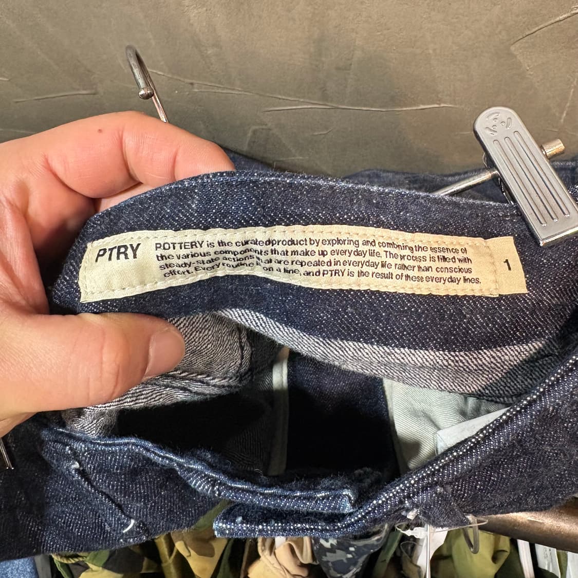 [1] POTTERY 포터리 데님 팬츠 상품이미지5