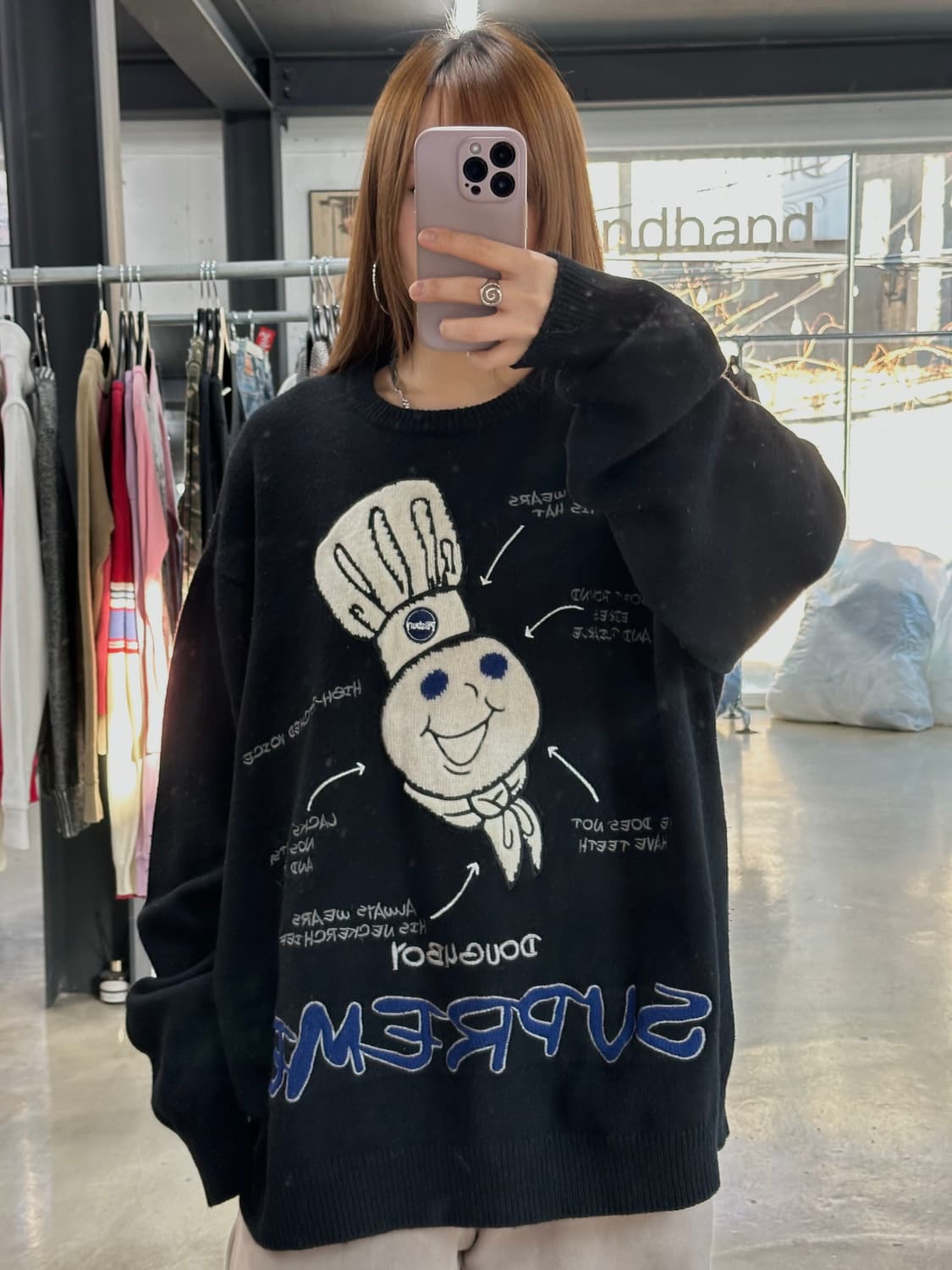 슈프림 22FW 도우보이 크루넥 울 스웨터 상품이미지1