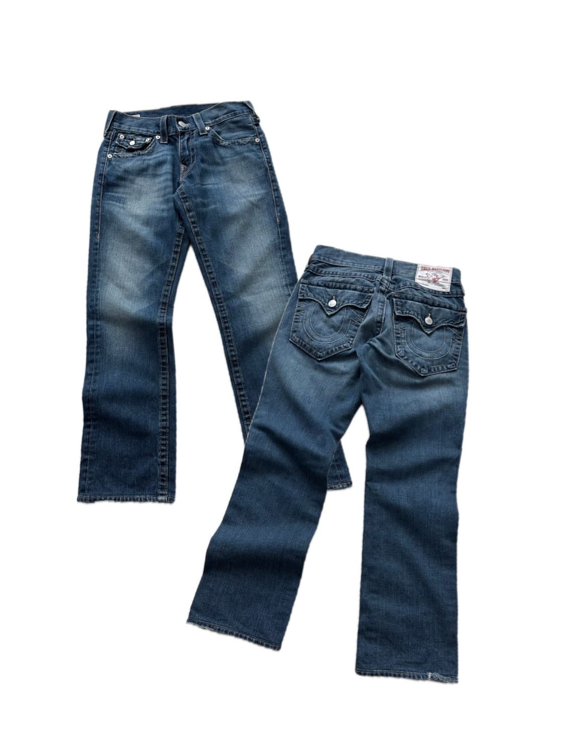 트루릴리전 리키 RICKY 부츠컷 데님팬츠 y2k 갸루 펑크 상품이미지1