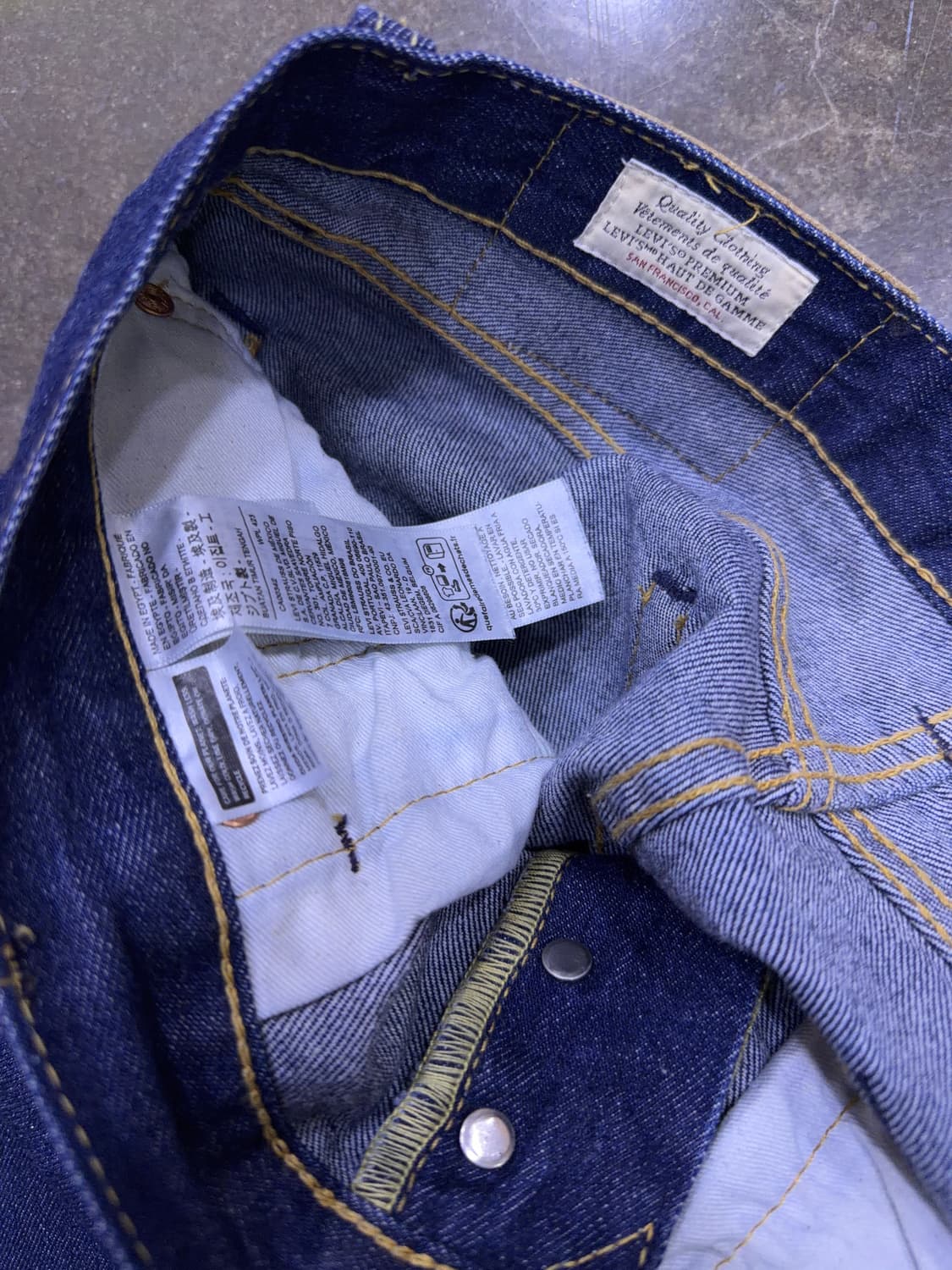 리바이스 501 93 빅E 프리미엄 레귤러핏 데님팬츠 31 상품이미지10