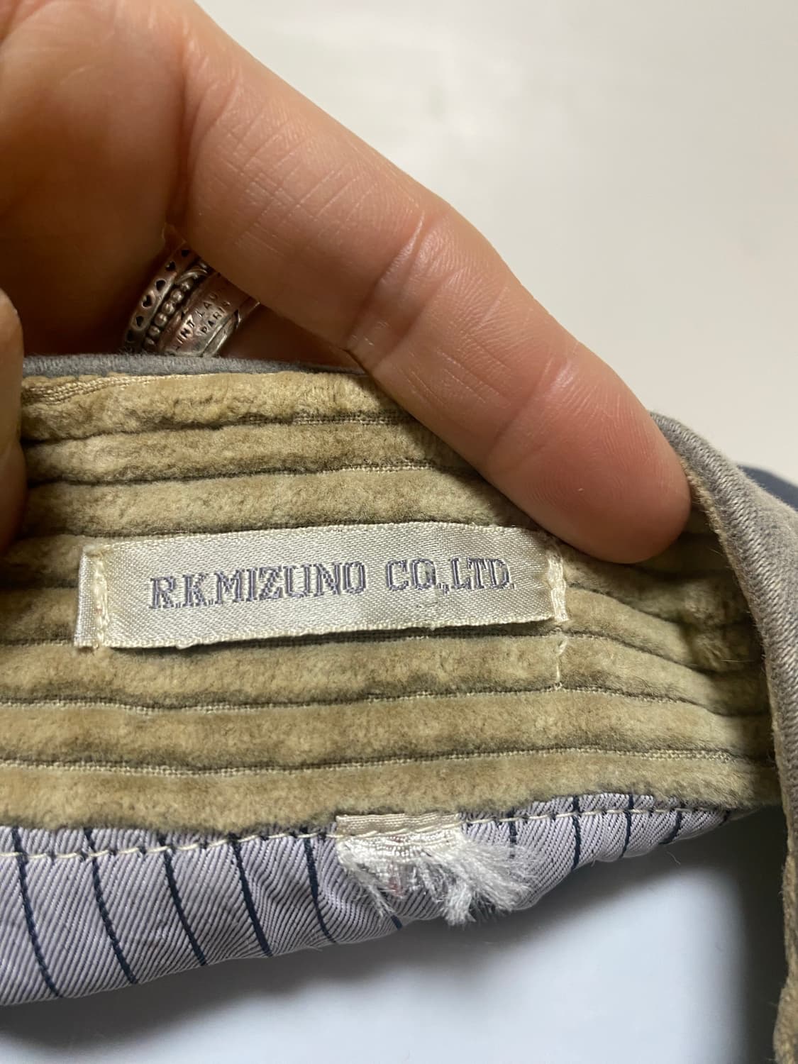 RK MIZUNO 코듀로이 조끼 상품이미지6