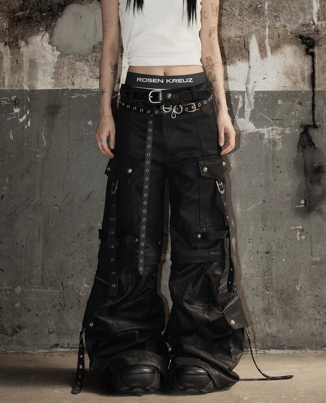 rosenkreuz leather pants 상품이미지2
