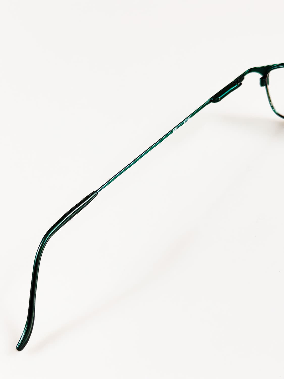 90s 독일제 NO NAME 그린 메탈 스퀘어 빈티지 안경 상품이미지7