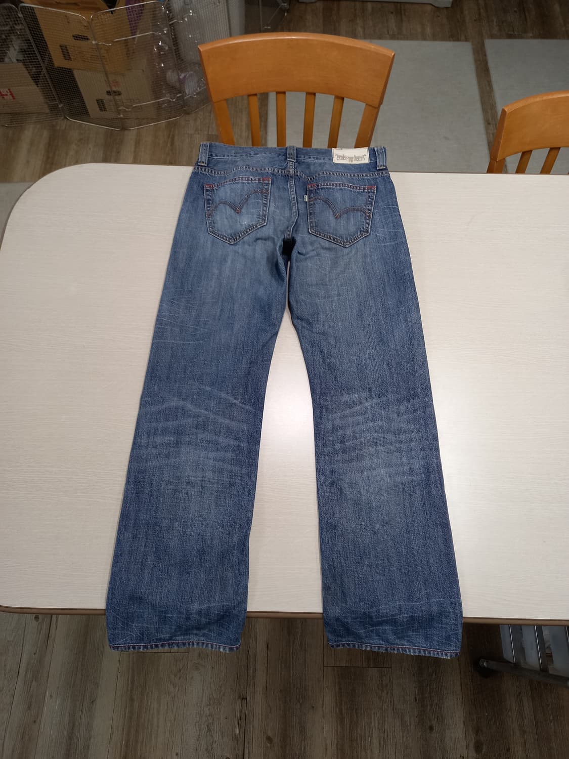 31 리바이스523 Primium 워싱 일자진 31-472 상품이미지2