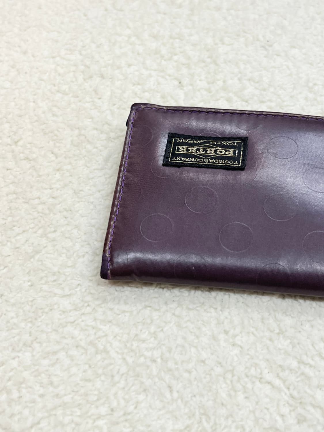 포터 도트 카드지갑 퍼플 상품이미지6