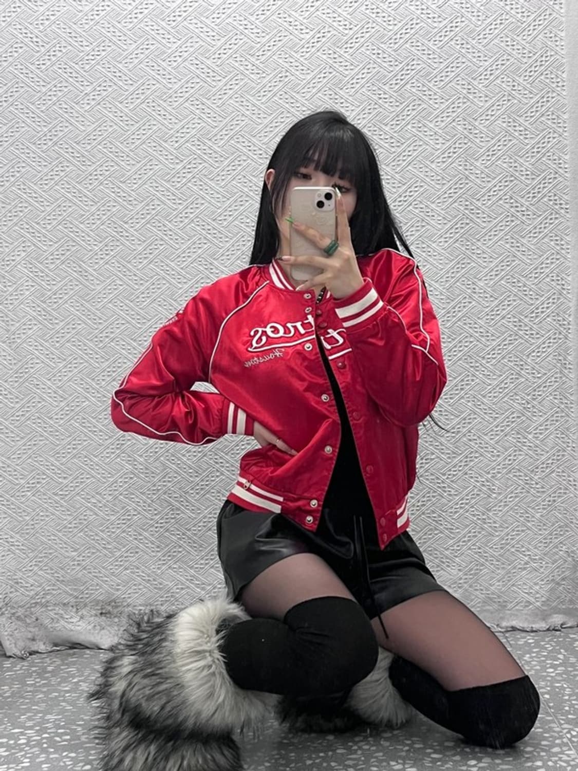 MLB 휴스턴 애스트로스 레트로 새틴 바시티 자켓 95 C09272 상품이미지1