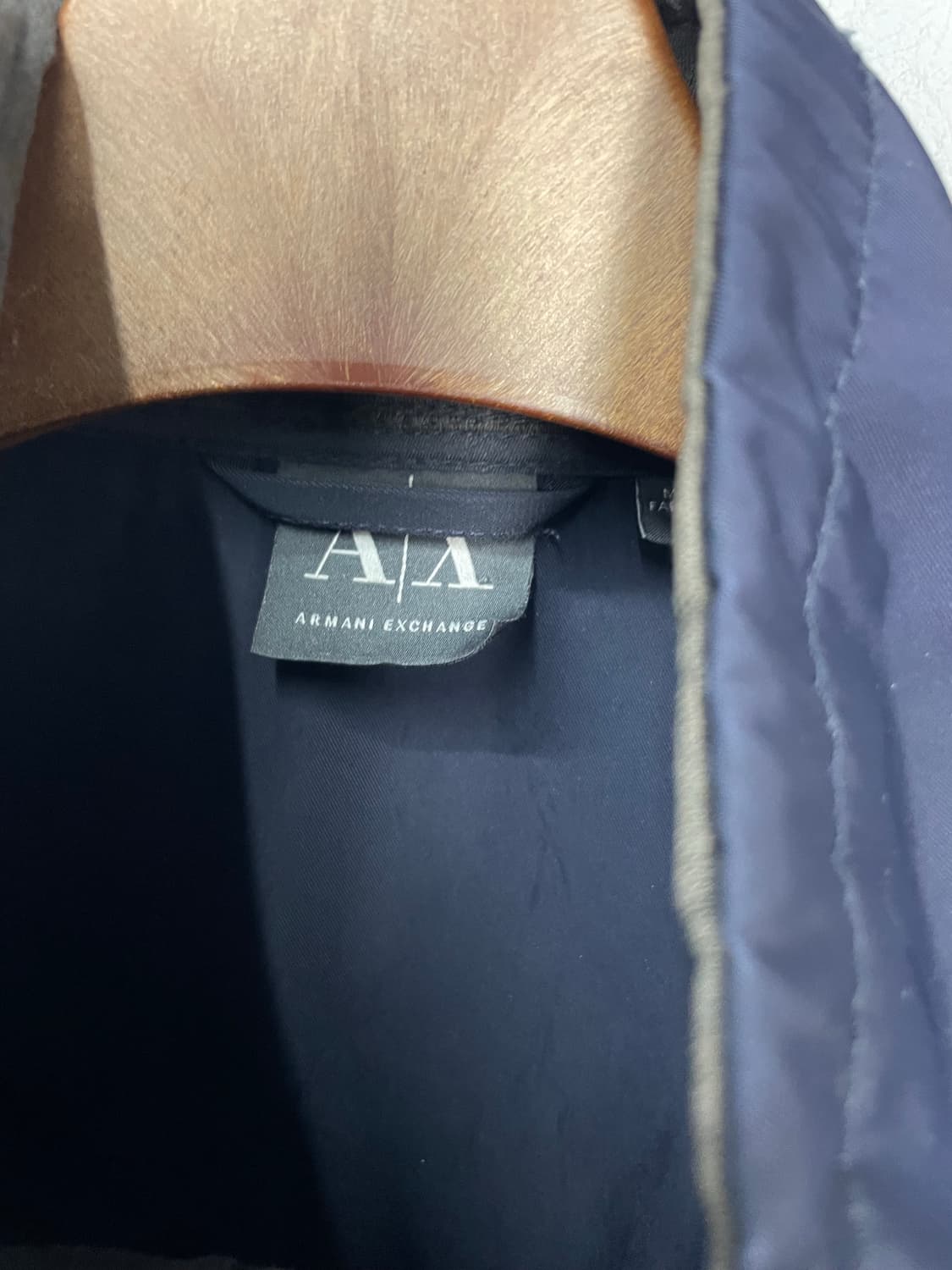 아르마니 익스체인지 네이비 하이넥 자켓 H1368 상품이미지6