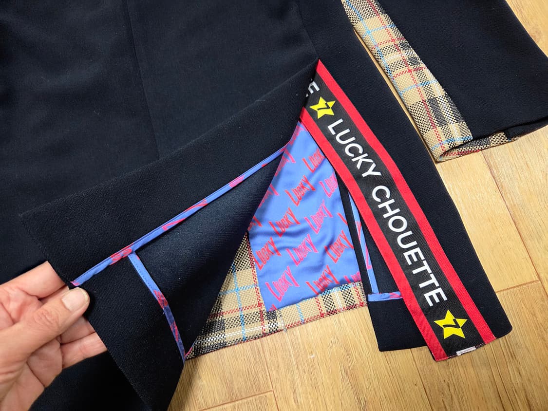 럭키슈에뜨(LUCKYCHOUETTE) 체크자켓 55-66 상품이미지9