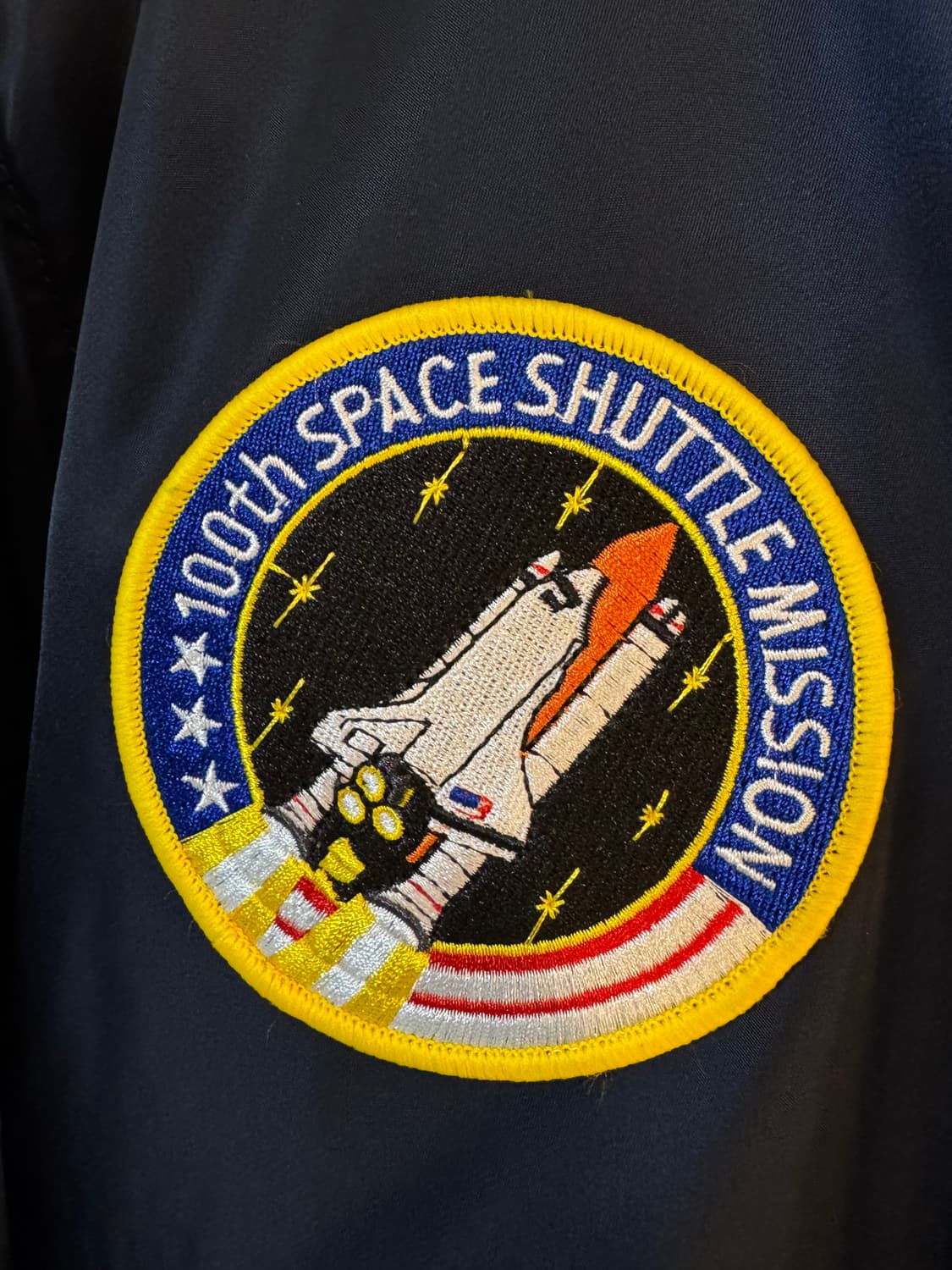 (M)알파인더스트리 NASA 플라이트 MA-1 봄버 항공자켓 네이비 상품이미지4