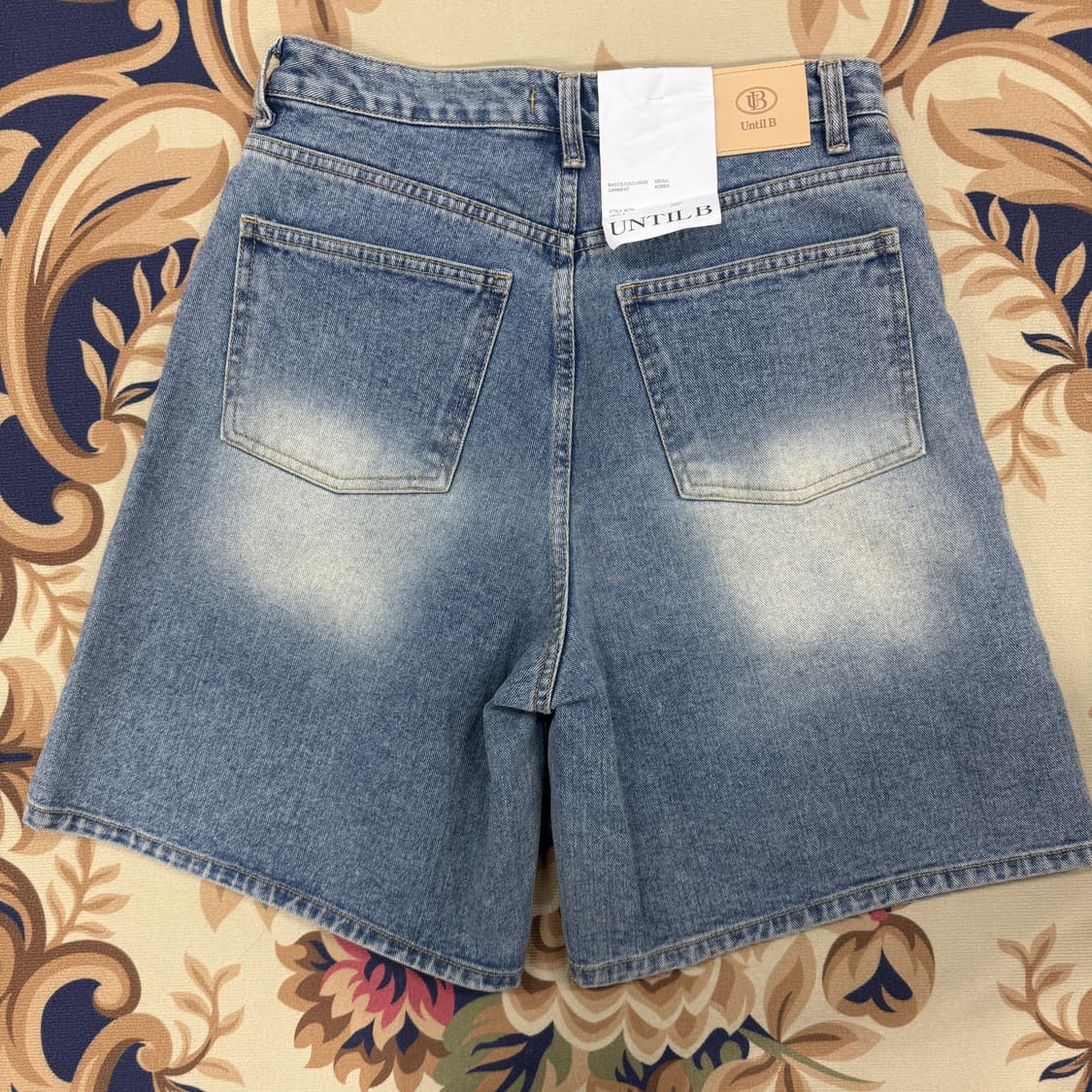 (M)언틸비 Until B 워싱 데님 반바지(새상품) 상품이미지4