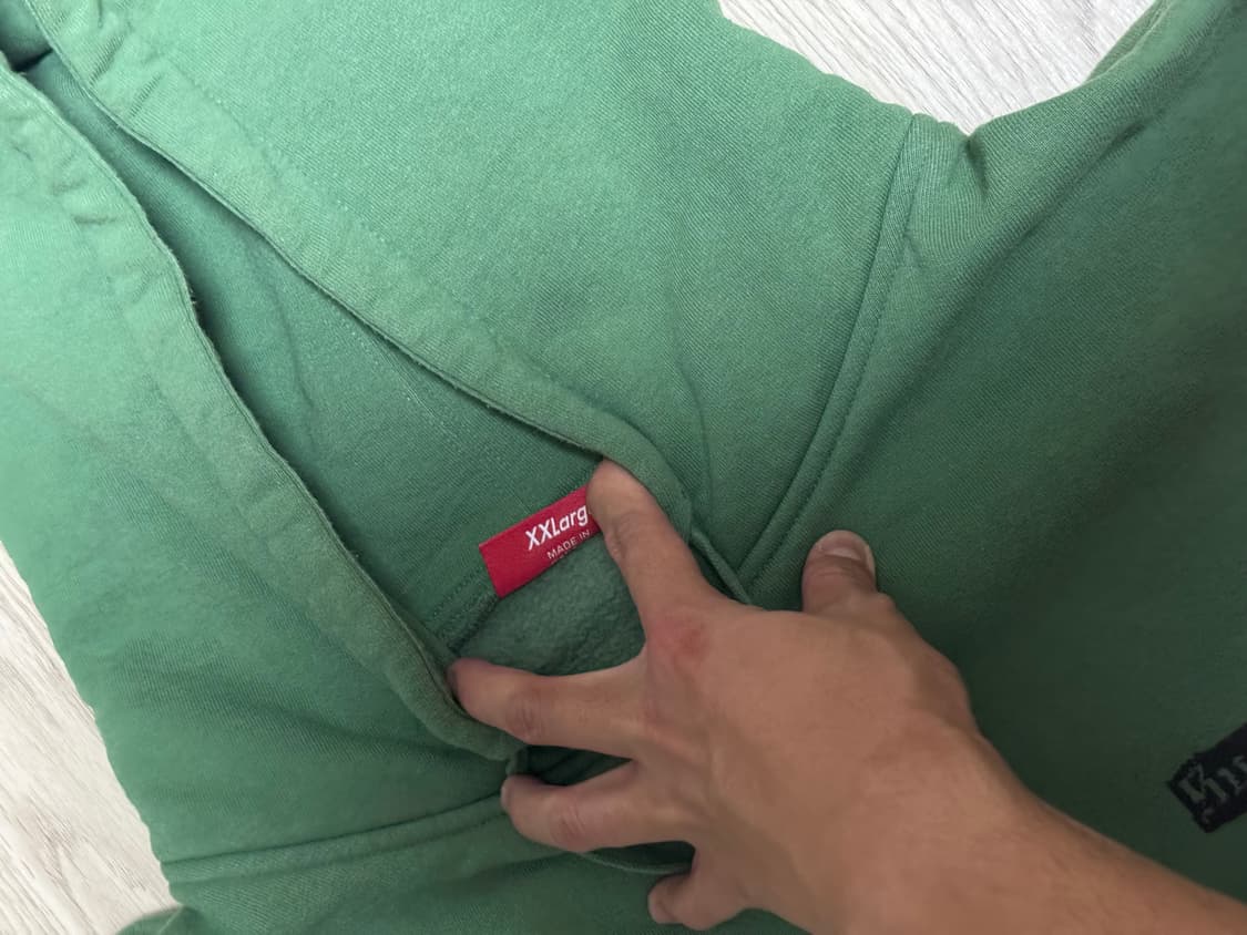 슈프림 스프레드 집업 후드 더스티 그린 24SS 상품이미지4