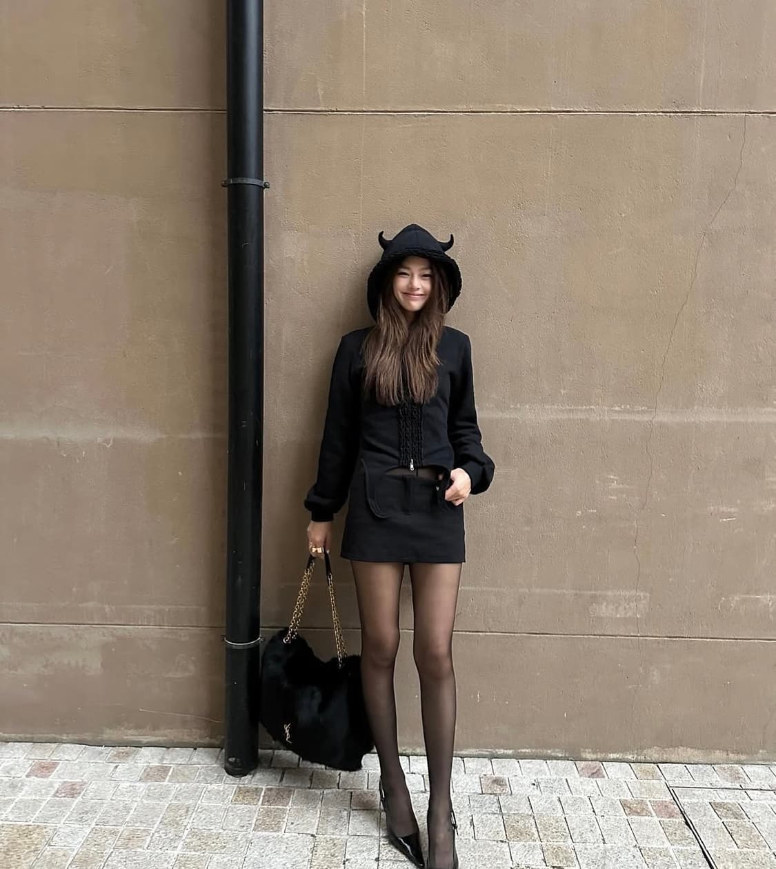 Nodress x Room SERVICE888 데빌후드집업 S 상품이미지8