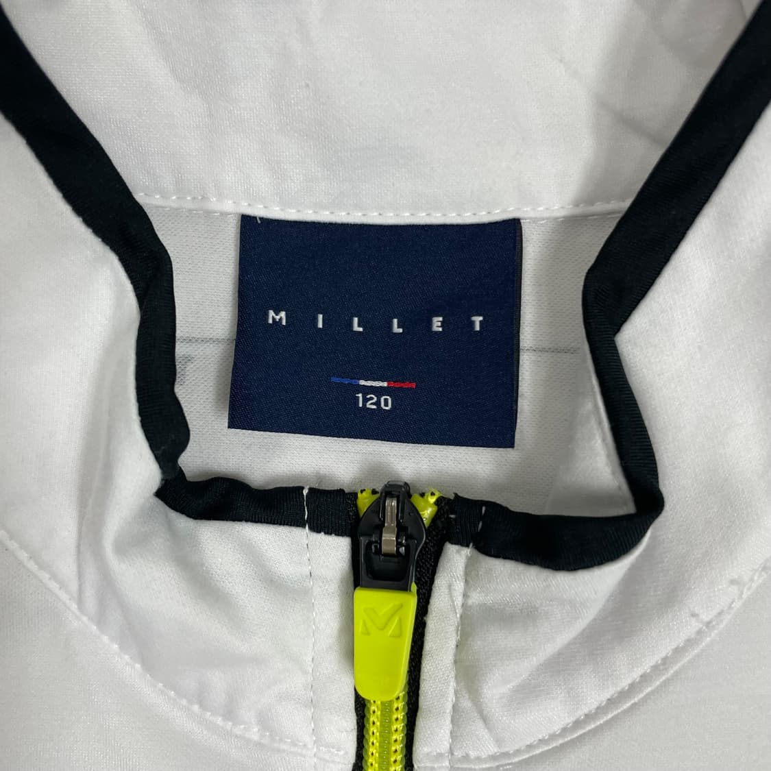 밀레 아동용 집업 자켓 120 화이트 상품이미지3